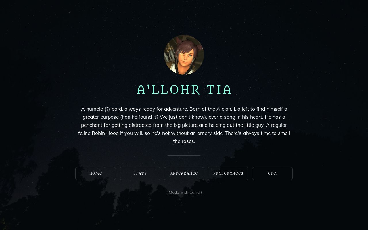 Carrd profile picture for @llo